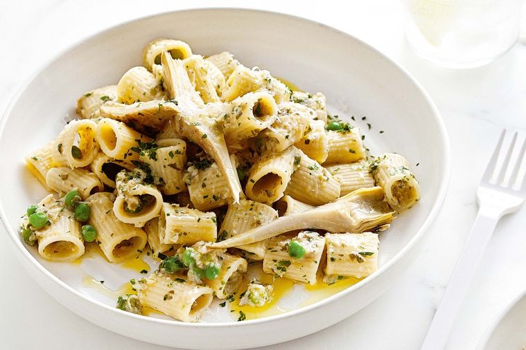 Rigatoni Cu Vin Alb Si Anghinare | TeMănânc.ro